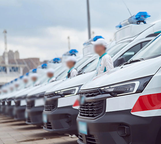 康平县服务车队展示